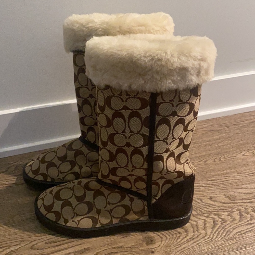 Coach Boots Brown Size 9